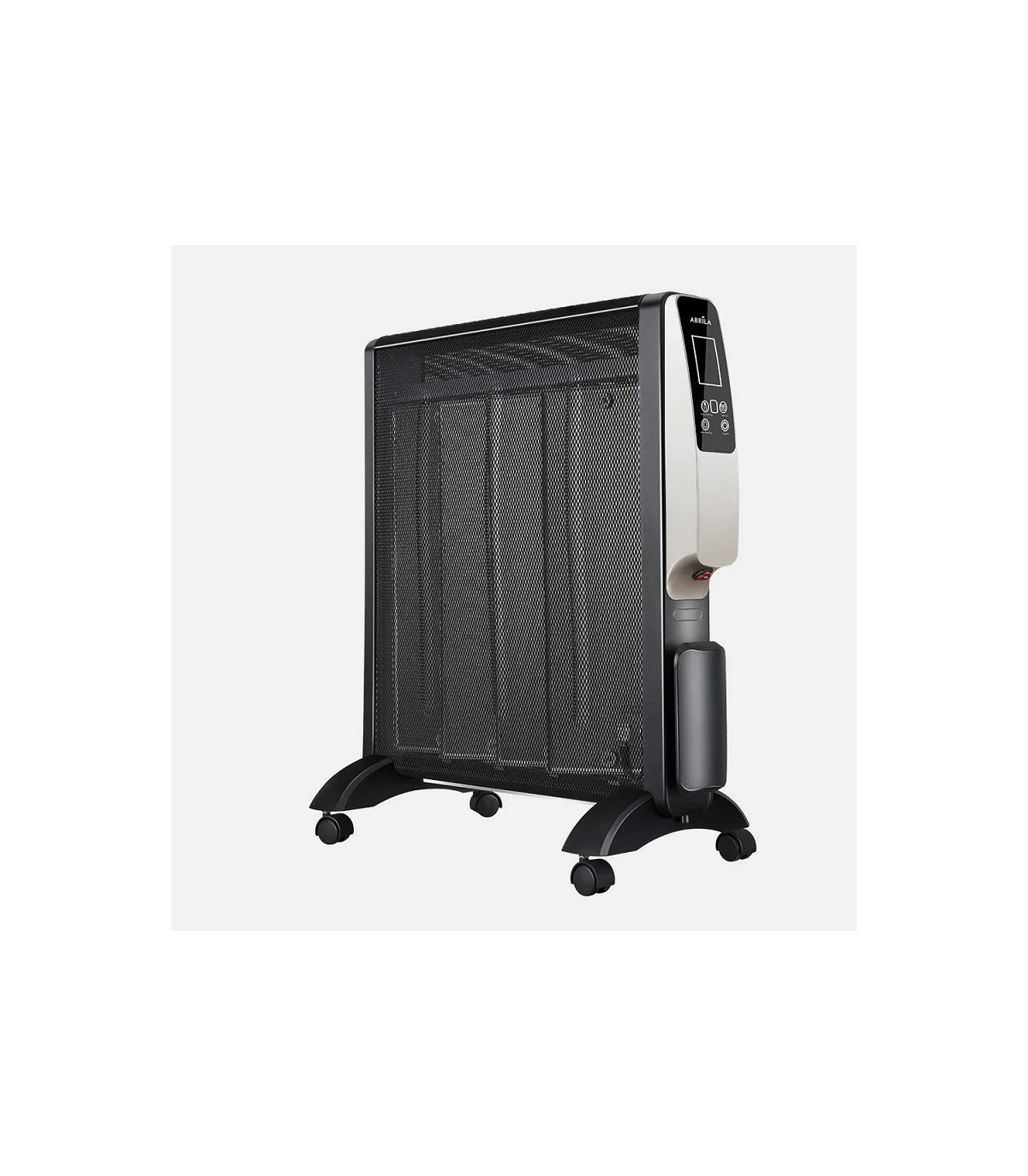 Radiador de Mica ABRIGO Digital 2000W Negro/Oro