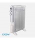 Radiador de Mica CAICOS 1500W Blanco/Gris