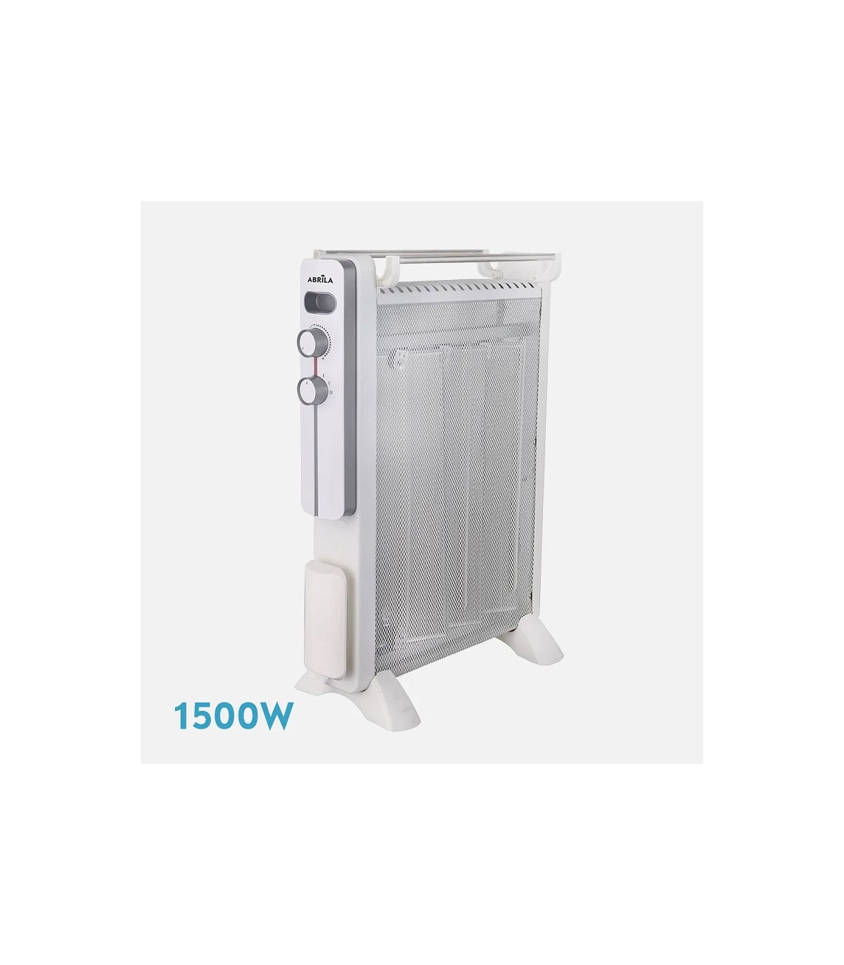 Radiador de Mica CAICOS 1500W Blanco/Gris