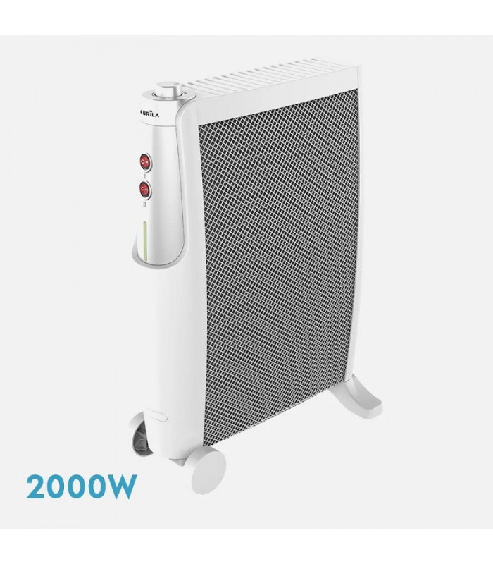 Radiador de Mica IMPERIAL 2000W Blanco/Plata