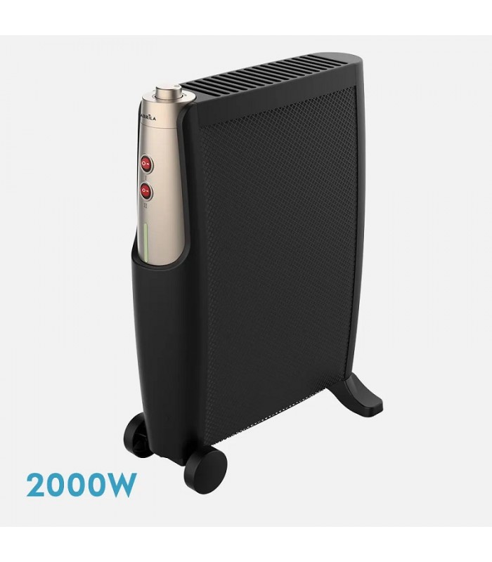 Radiador de Mica IMPERIAL 2000W Negro/Oro