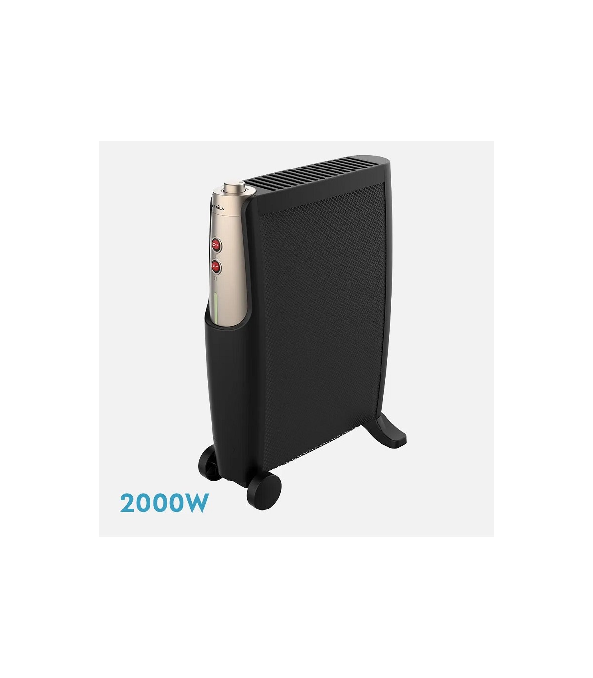 Radiador de Mica IMPERIAL 2000W Negro/Oro