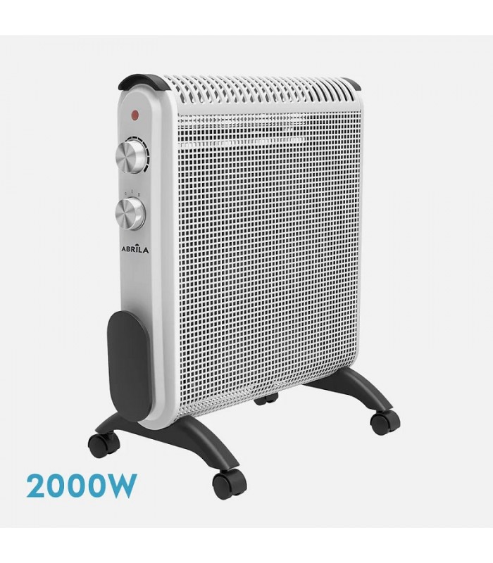 Radiador de Mica CONDOR 2000W Blanco/Gris