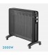 Radiador de Mica MANGLAR 2000W Negro