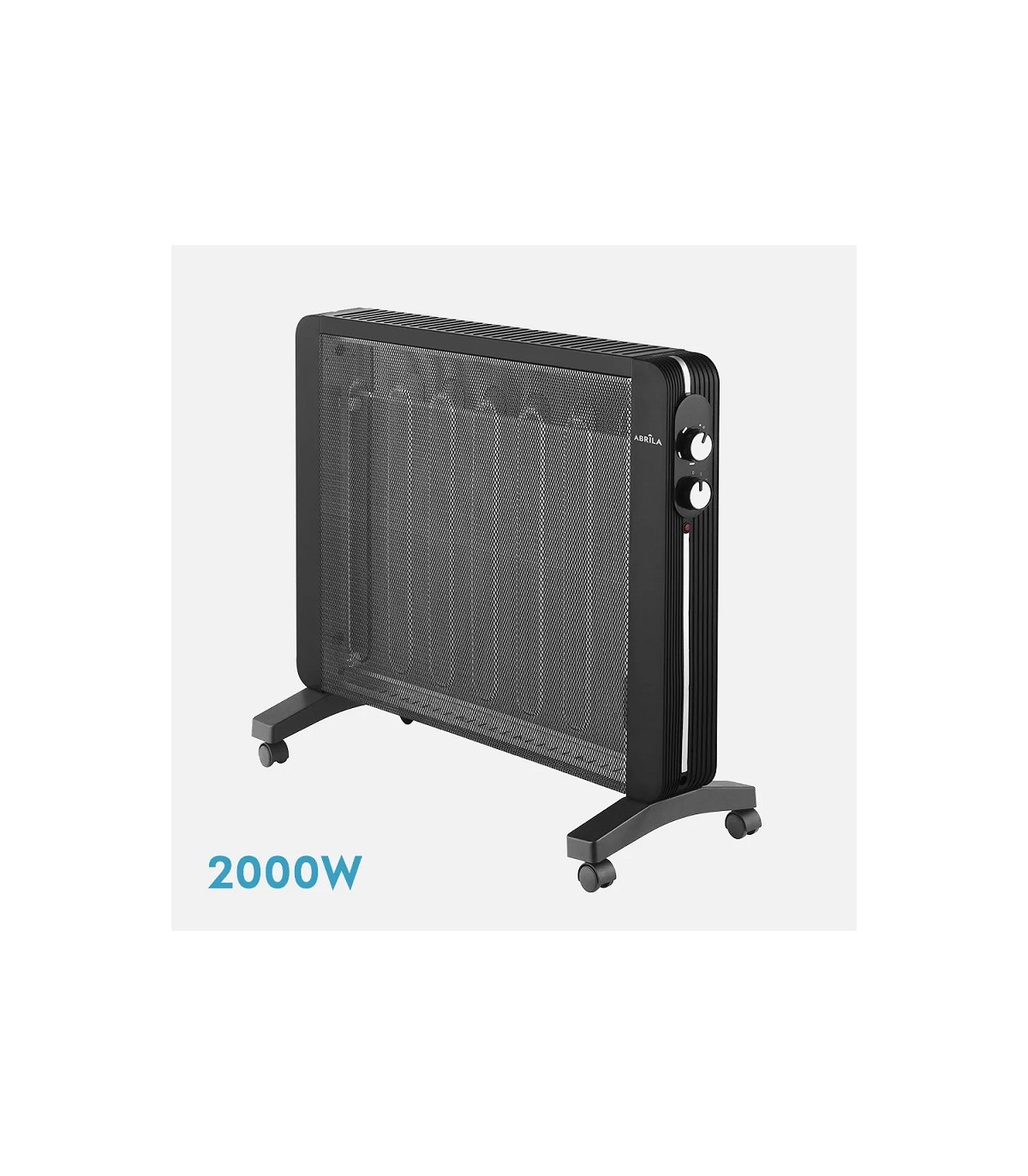 Radiador de Mica MANGLAR 2000W Negro