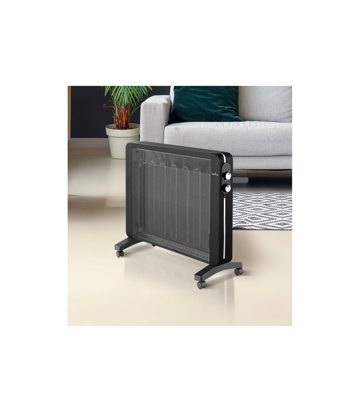 Radiador de Mica MANGLAR 2000W Negro