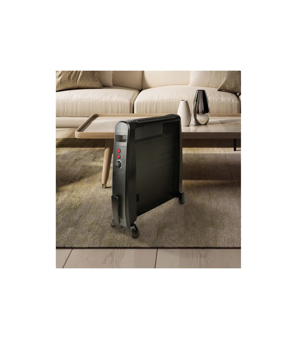 Radiador de Mica OTOÑO 2000W Negro