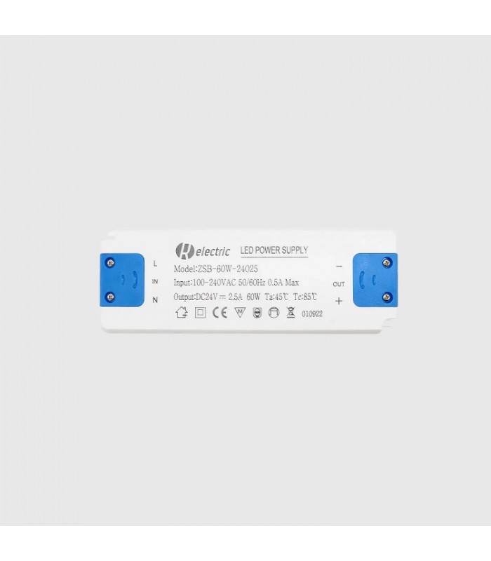 Fuente Alimentación SLIM RELECTRIC 60W (DC12V) 5A IP20