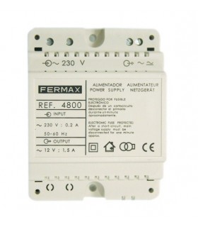 Alimentador DIN4 230VAC/12VAC-1