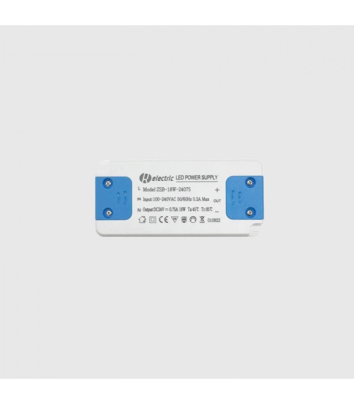 Fuente Alimentación SLIM RELECTRIC 18W (DC24V) 0.75A IP20