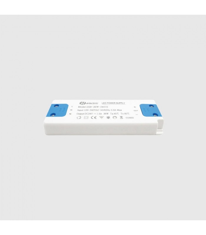 Fuente Alimentación SLIM RELECTRIC 36W (DC24V) 1.5A IP20