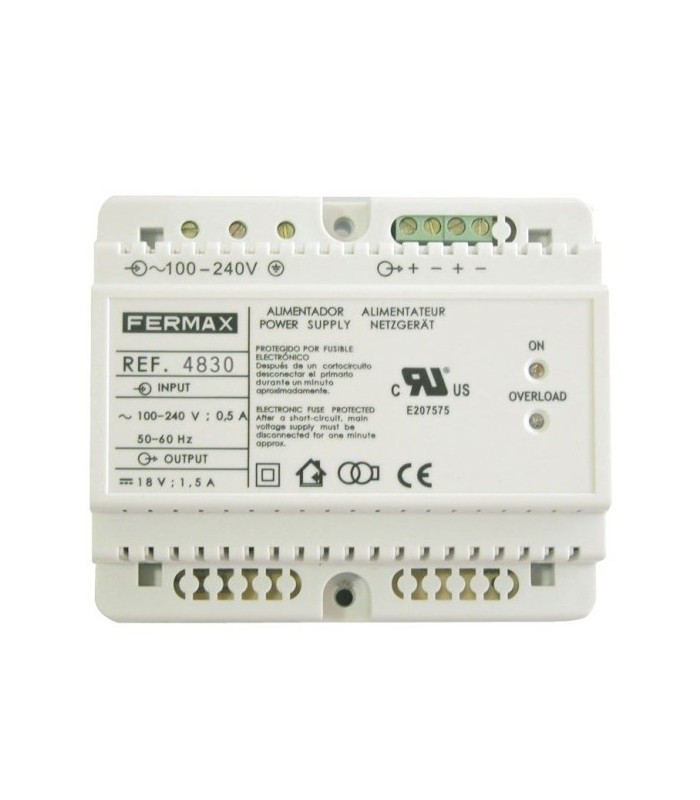 Alimentador DIN6 100-240VA/18 DC-3.5A Fermax