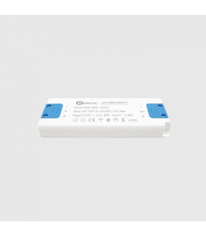 Fuente Alimentación SLIM RELECTRIC 60W (DC24V) 2.5A IP20
