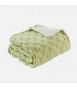 Manta eléctrica ALCANTARA 160x120cm 160W Verde/Blanco
