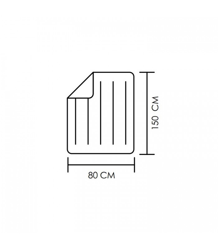 Calientacamas eléctrico BIENESTAR 150x80cm 60W Blanco