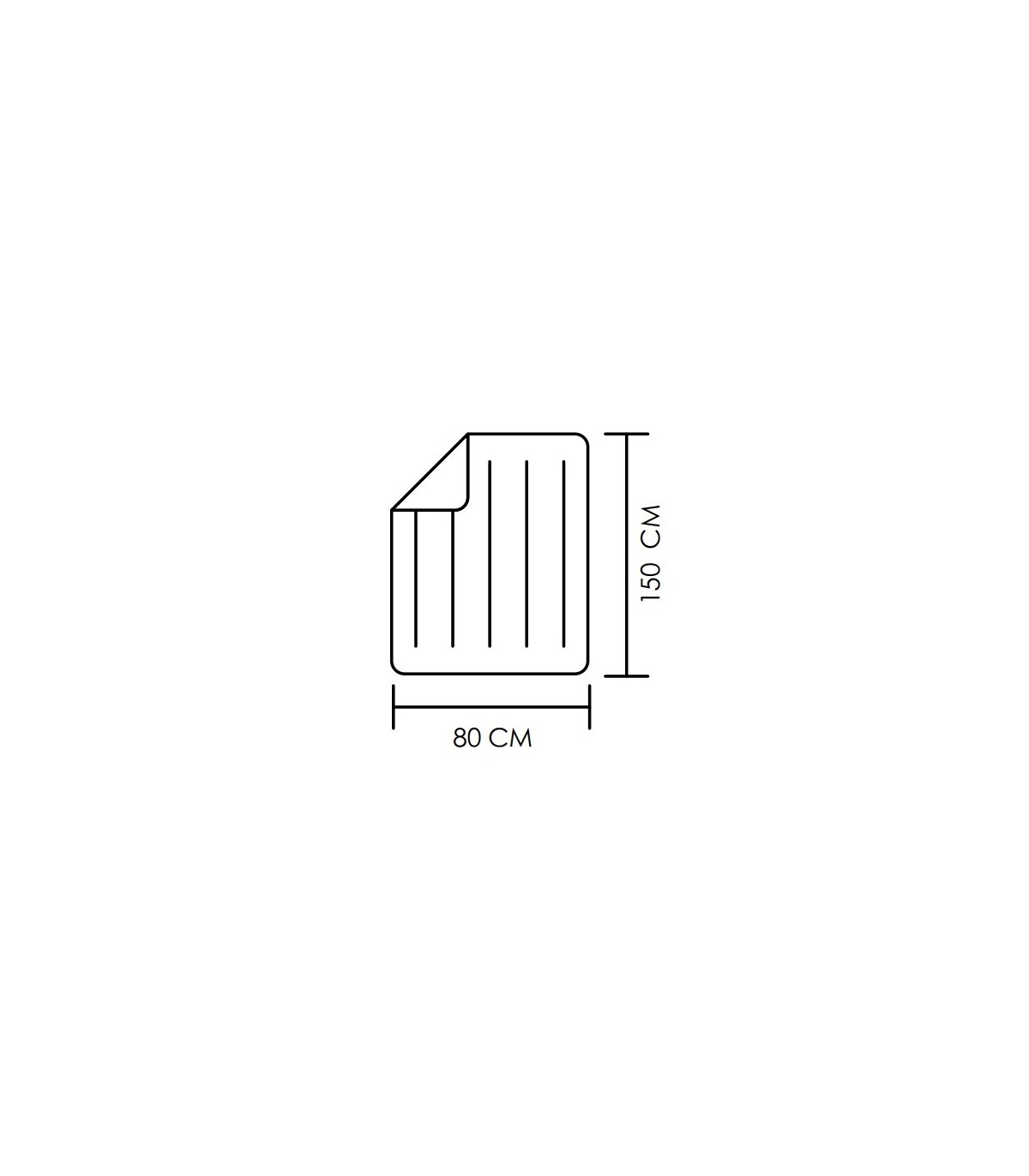 Calientacamas eléctrico BIENESTAR 150x80cm 60W Blanco