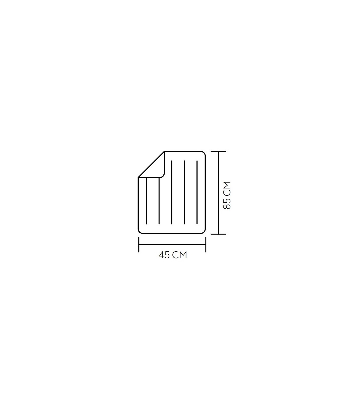 Almohadilla eléctrica BUSTILLO 85x45cm 100W Gris