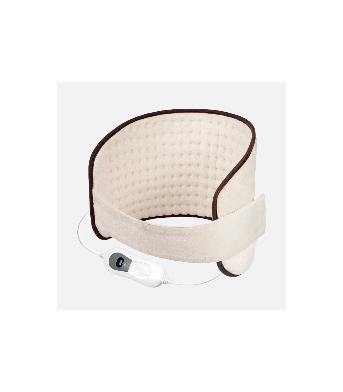 Almohadilla eléctrica Lumbar HURDES 69x29cm 100W Beige/Marrón