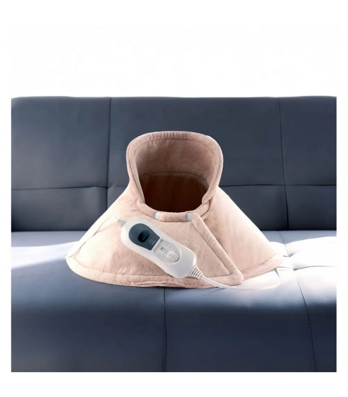 Almohadilla eléctrica Cervical RELENTE 60x62cm 100W Beige