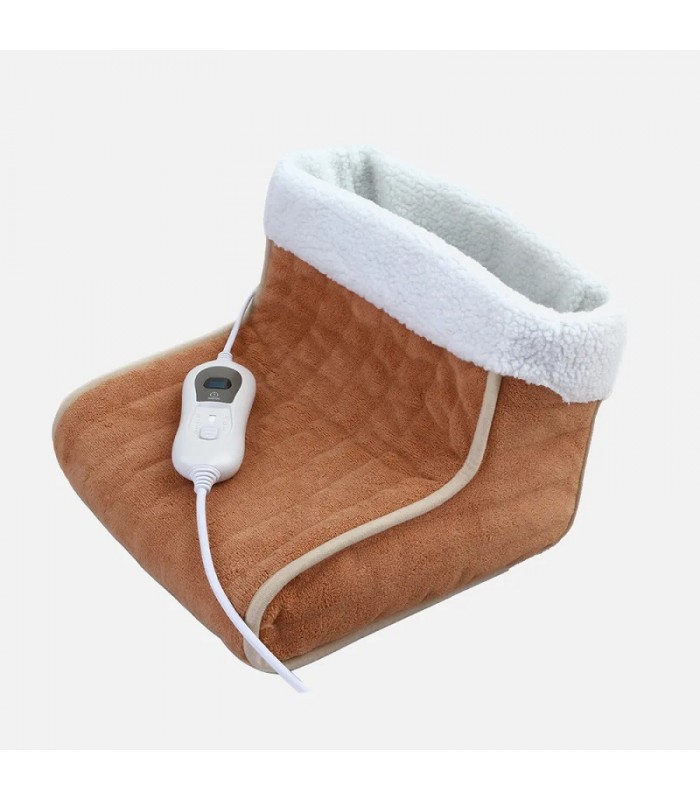 Calientapies eléctrico RELAX 100W Camel/Blanco