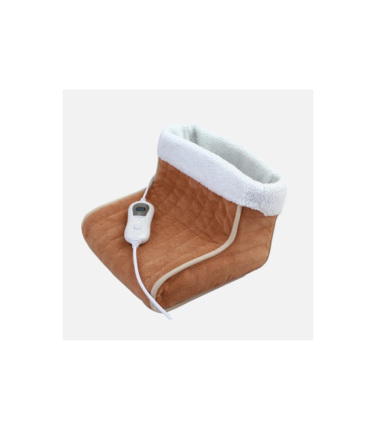 Calientapies eléctrico RELAX 100W Camel/Blanco