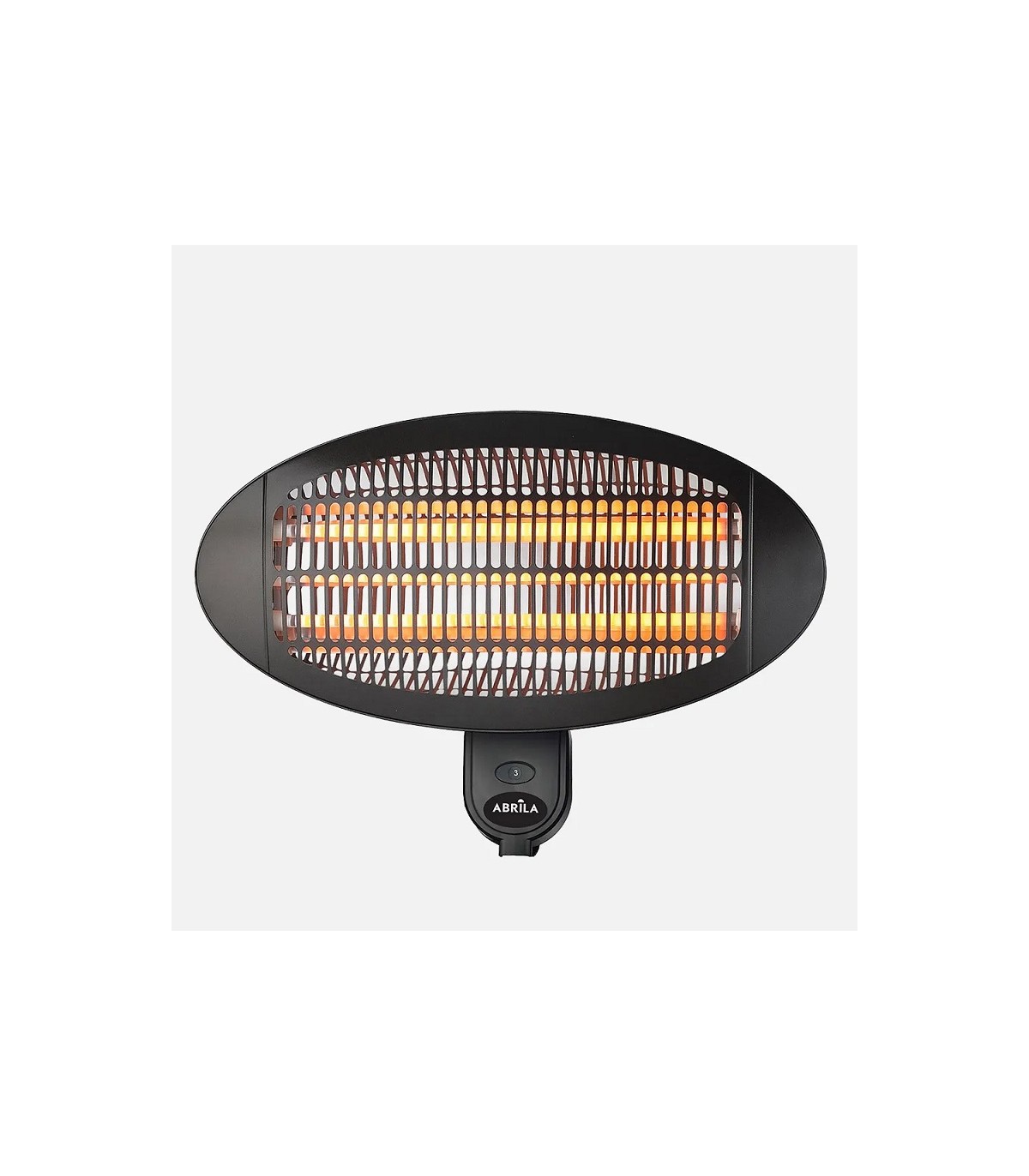 Estufa de Exterior de Cuarzo AUSTRAL 2000W Negro
