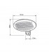 Estufa de Exterior de Cuarzo AUSTRAL 2000W Negro
