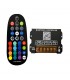 Controlador Musical Bluetooth App RF RGBW 5/24VDC Máx.40A