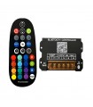 Controlador Musical Bluetooth App RF RGBW 5/24VDC Máx.40A