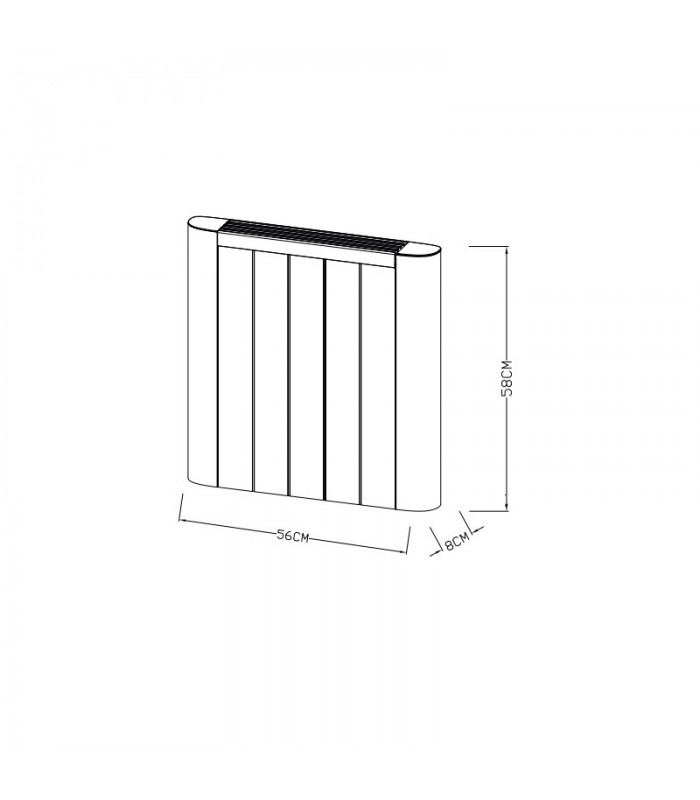 Emisor Térmico Cerámico COUNTRY WIFI 1000W Blanco