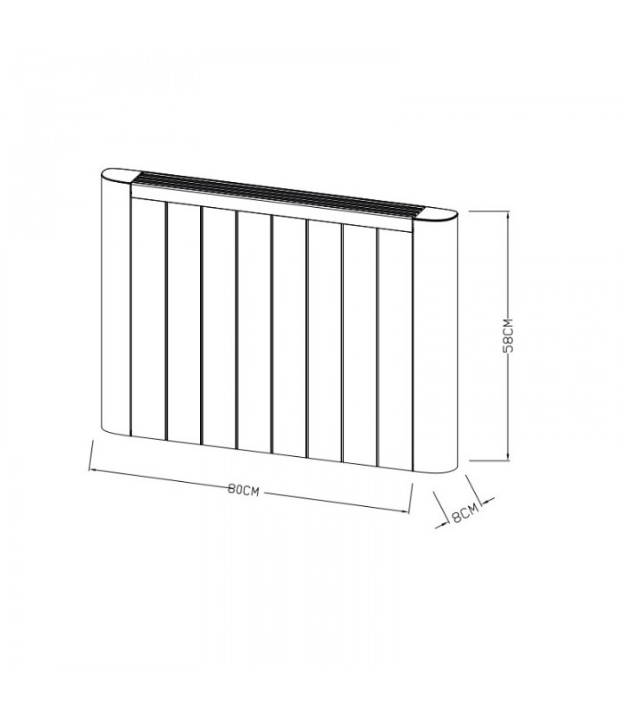 Emisor Térmico Cerámico COUNTRY WIFI 1500W Blanco