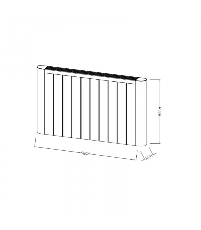 Emisor Térmico Cerámico COUNTRY WIFI 2000W Blanco
