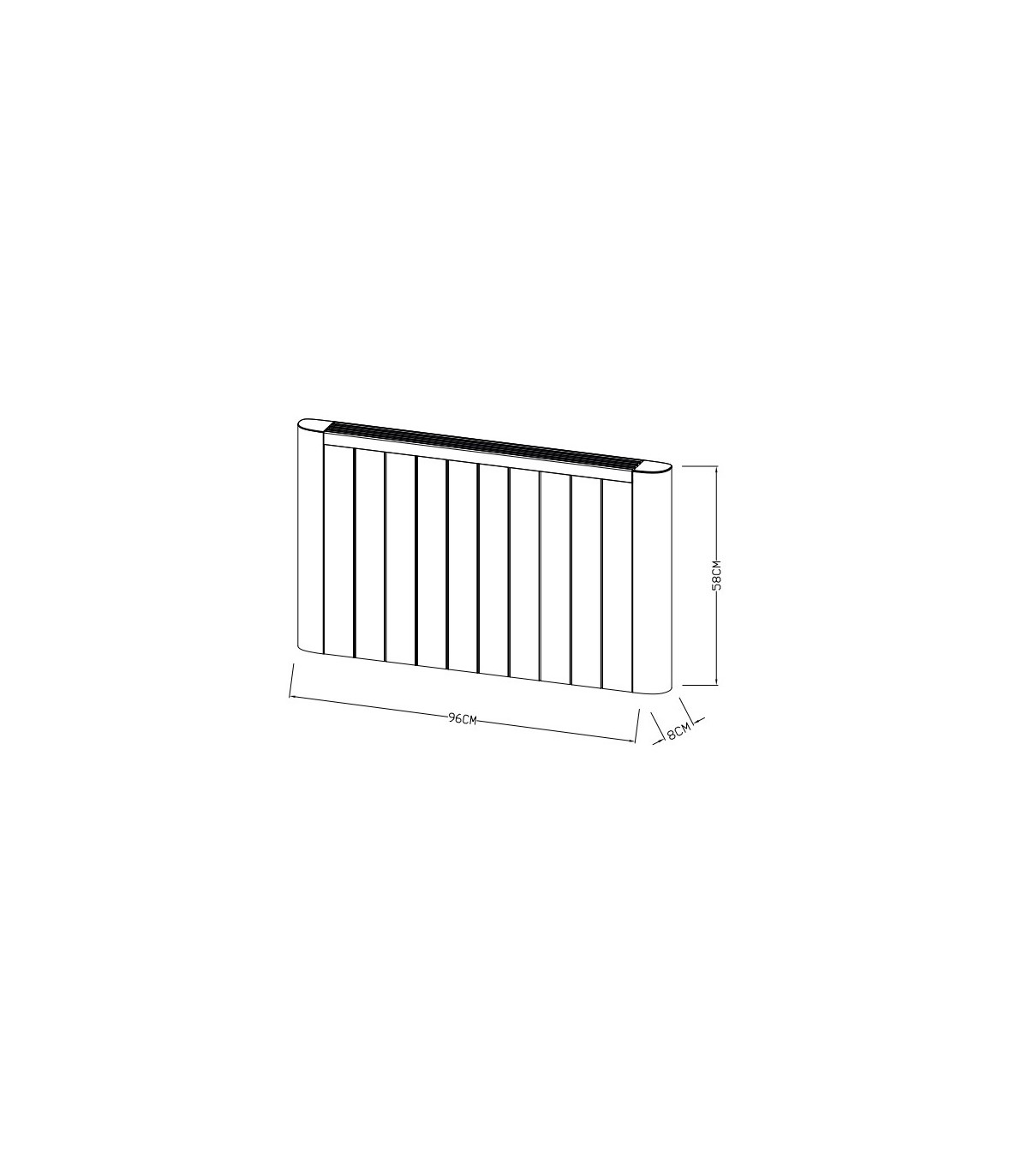Emisor Térmico Cerámico COUNTRY WIFI 2000W Blanco
