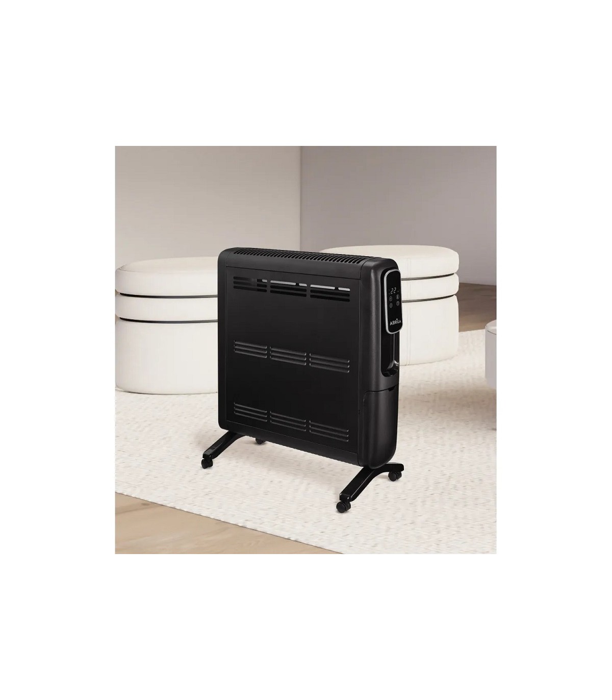 Emisor Térmico de Aluminio ALPINO 1500W Negro