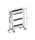 Emisor Térmico de Aluminio ALPINO 1500W Negro
