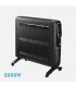 Emisor Térmico de Aluminio ALPINO 2000W Negro