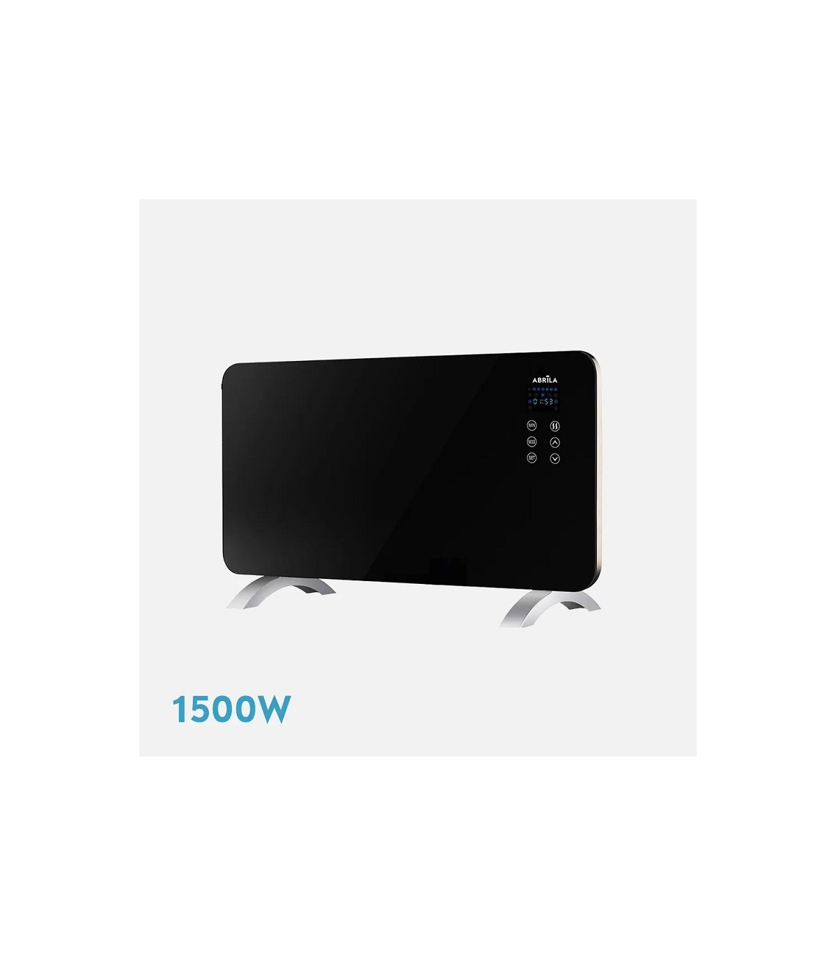 Emisor Térmico de Cristal HIMALAYA 1500W Negro