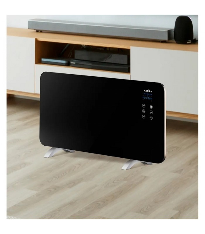 Emisor Térmico de Cristal HIMALAYA 1500W Negro