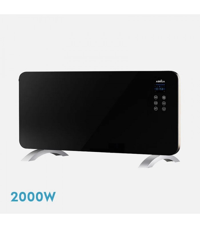 Emisor Térmico de Cristal HIMALAYA 2000W Negro