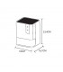 Deshumidificador EYRE 77W 1L Blanco/Negro