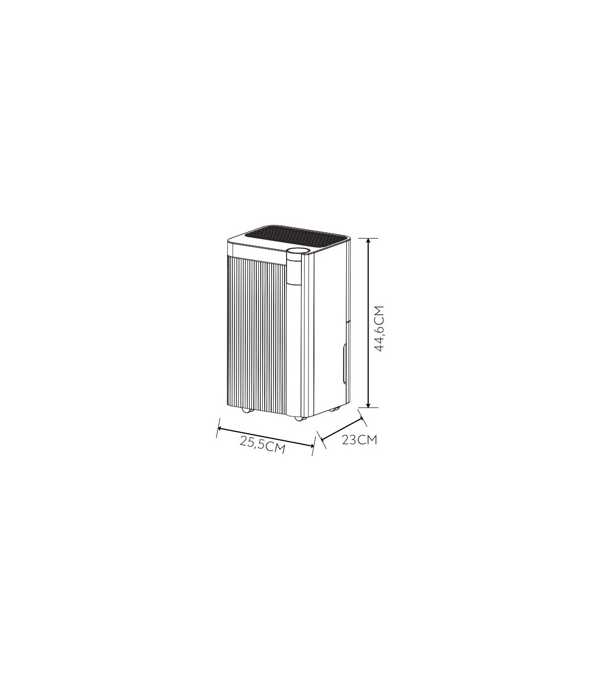 Deshumidificador Portátil TINOKO 195W 2L Blanco
