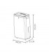 Deshumidificador Portátil MIEKE 320W 5.5L Blanco