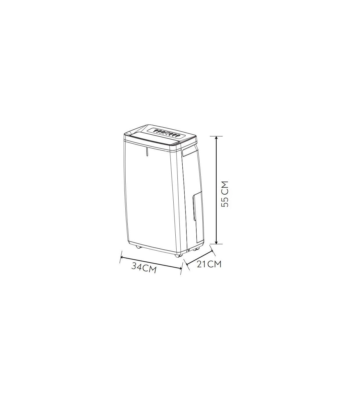 Deshumidificador Portátil MIEKE 320W 5.5L Blanco