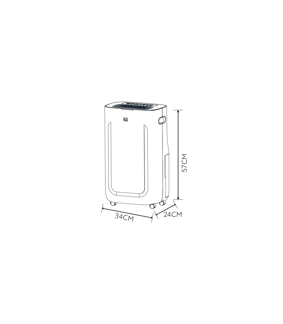 Deshumidificador Portátil MAREN 320W 6.5L Blanco