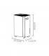 Deshumidificador Portátil CHANTARA 330W 4.5L Blanco/Negro