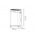 Deshumidificador Portátil MISTY 380W 6.5L Blanco/Negro