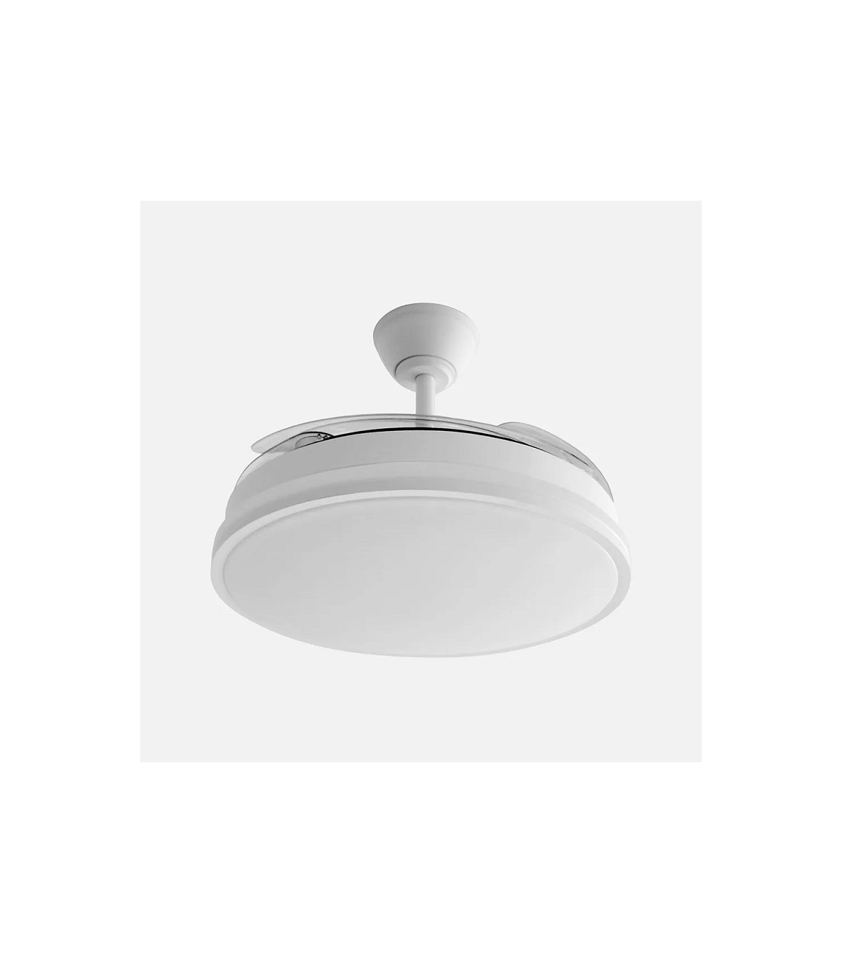 Ventilador GUERRERO DC 44W 4900Lm 4 Aspas Blanco CCT
