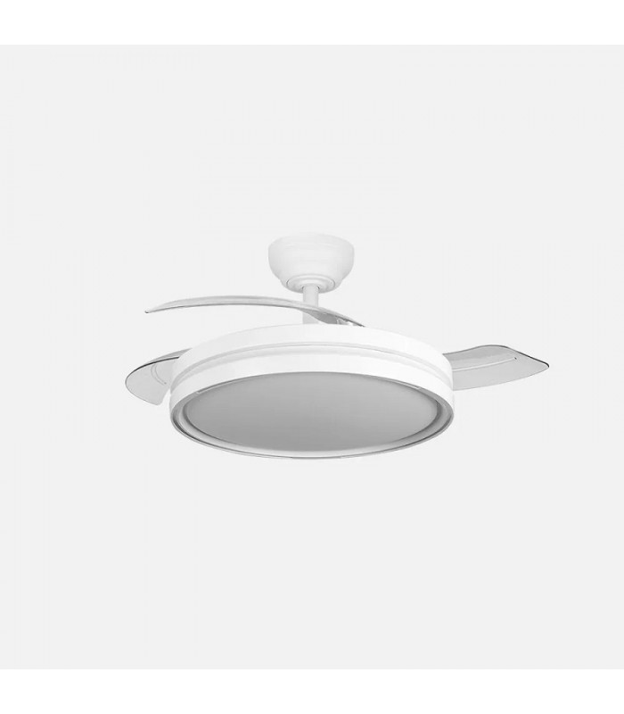 Ventilador CAPITAN DC 60W 6980Lm 3 Aspas Blanco CCT
