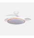 Ventilador RELAMPAGO DC 60W 6980Lm 3 Aspas Blanco/Haya CCT