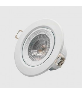 Downlight Led LUXTAR 7W 500Lm IP20 Blanco
